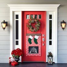Adorable christmas porch décoration ideas 42