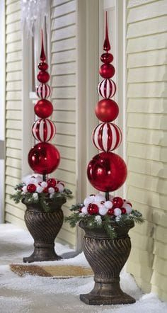 Adorable christmas porch décoration ideas 45