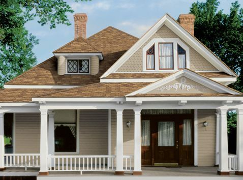 Exterior paint colors for house with brown roof 03