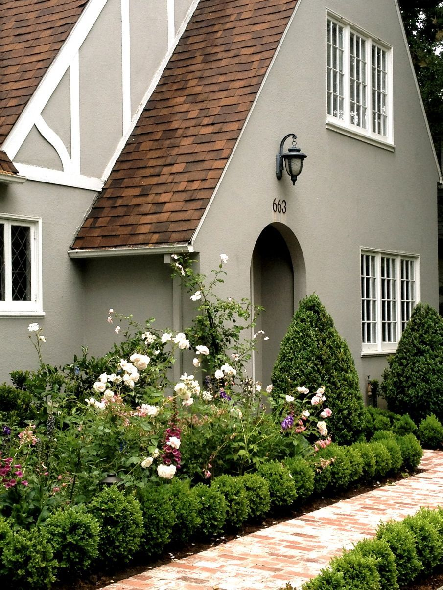 Exterior paint colors for house with brown roof 05