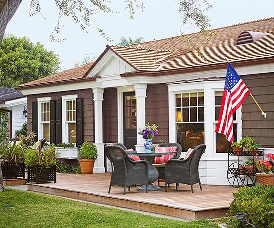 Exterior paint colors for house with brown roof 09