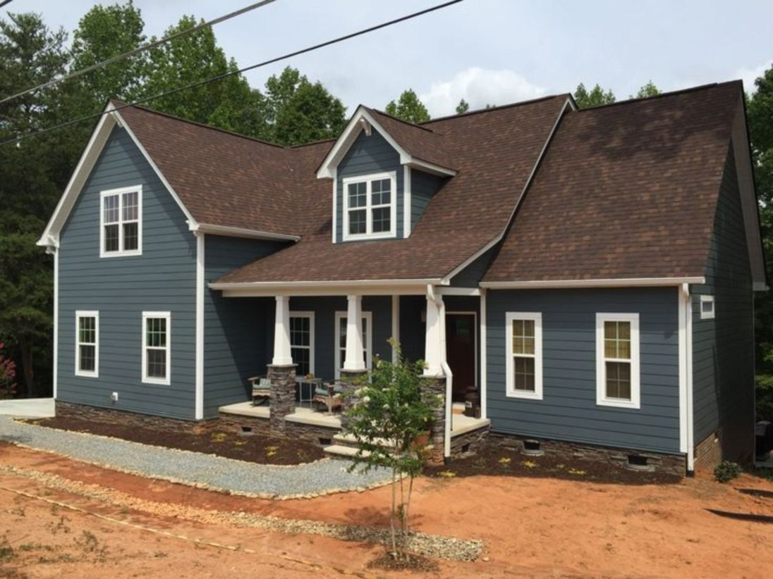 Exterior paint colors for house with brown roof 11