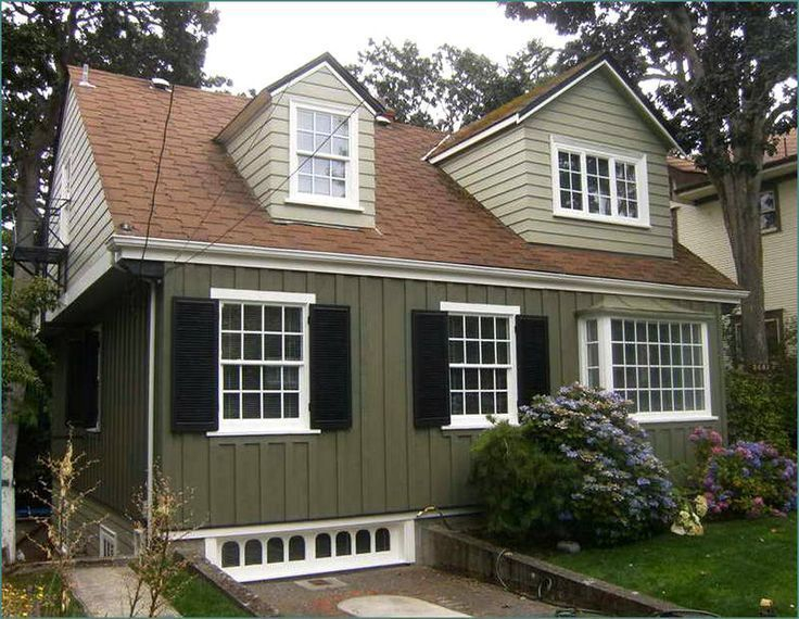 Exterior paint colors for house with brown roof 20