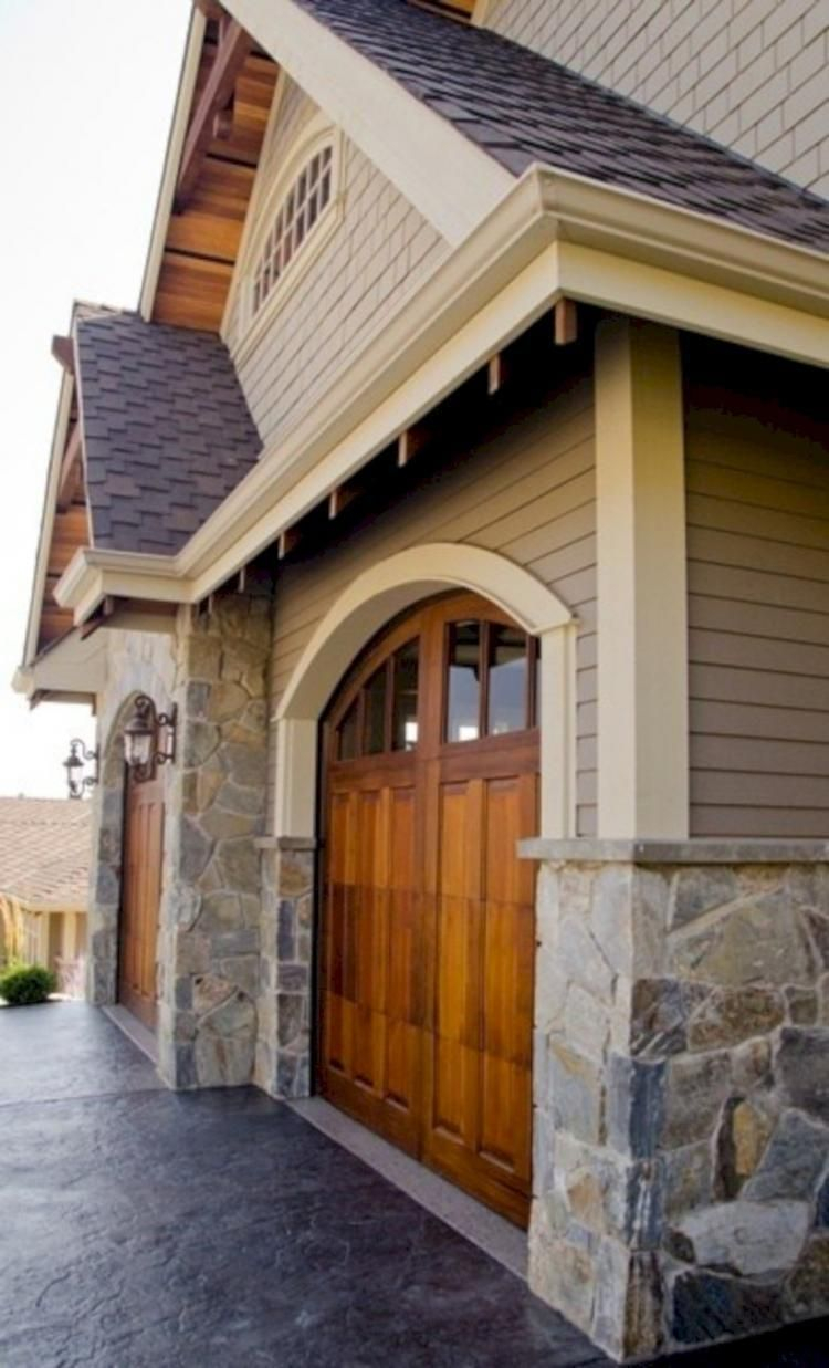 Exterior paint colors for house with brown roof 34