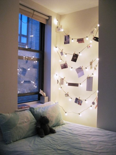 Awesome string light ideas for bedroom 06