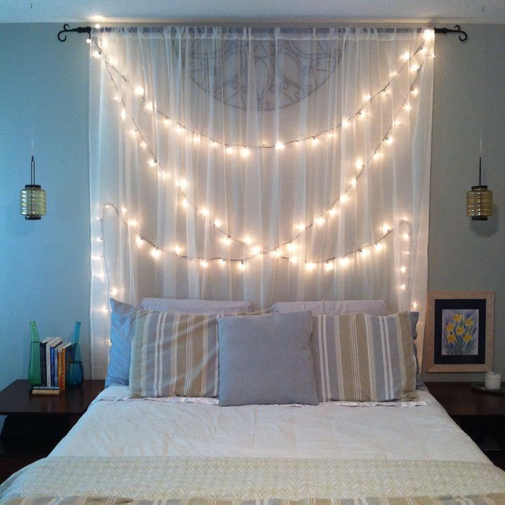 Awesome string light ideas for bedroom 29