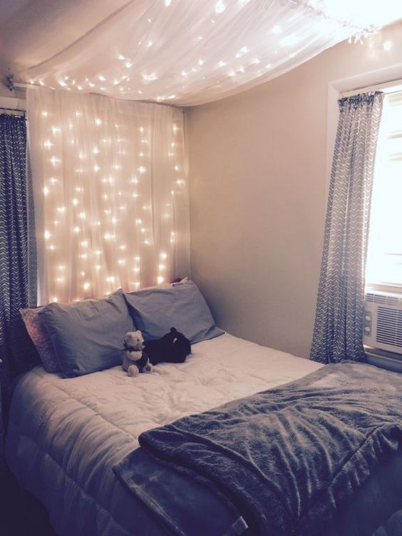 Awesome string light ideas for bedroom 55