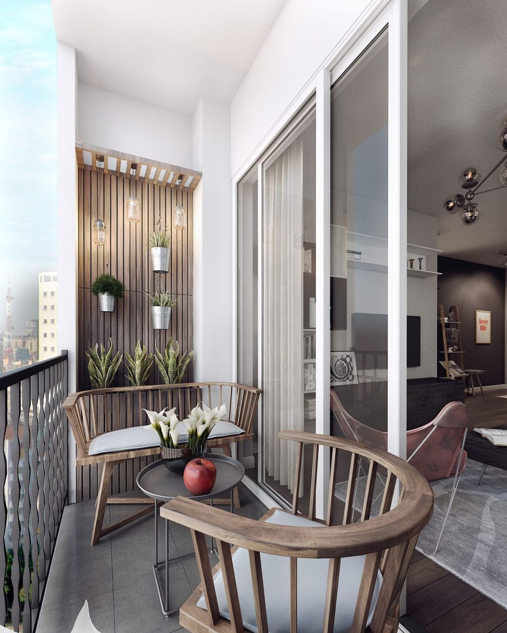 Creative small balcony design ideas for spring 07