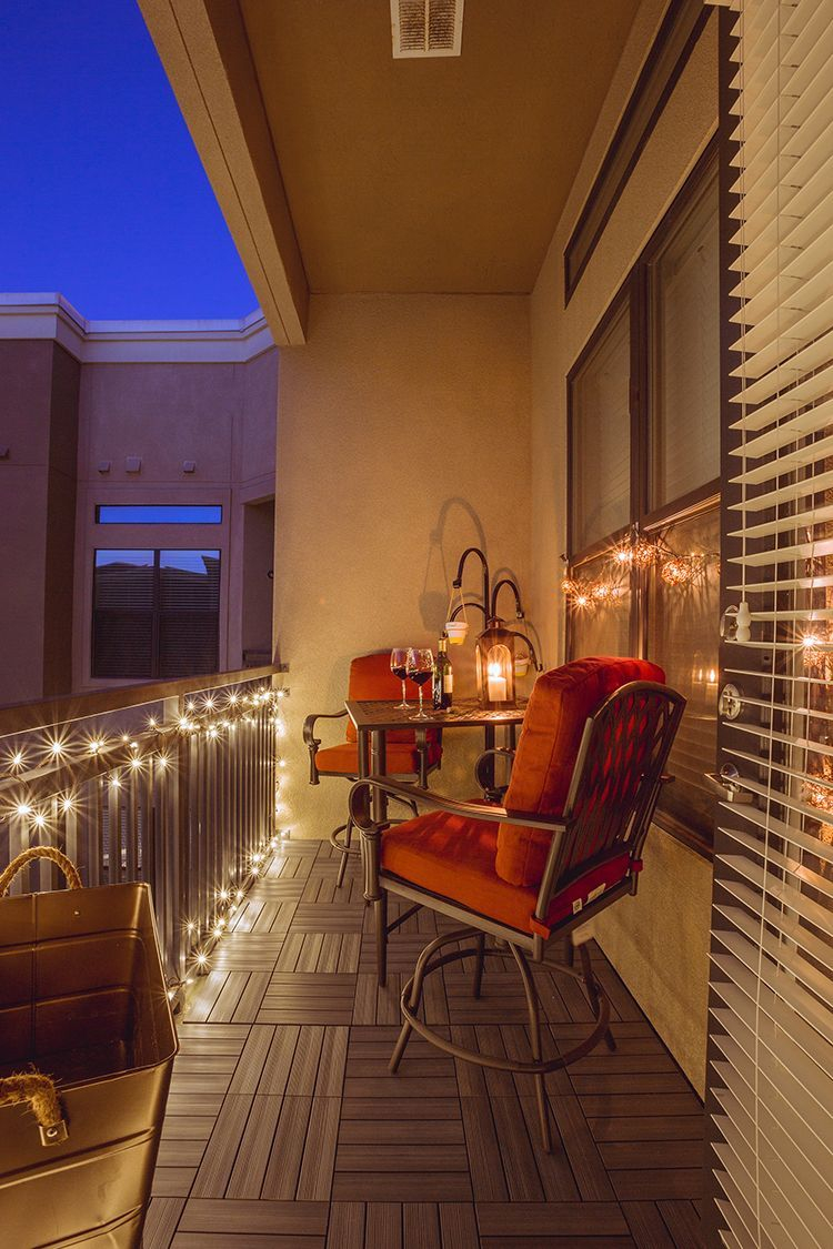 Creative small balcony design ideas for spring 15