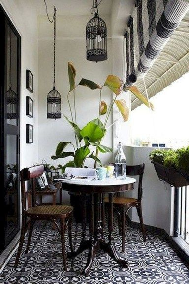 Creative small balcony design ideas for spring 36