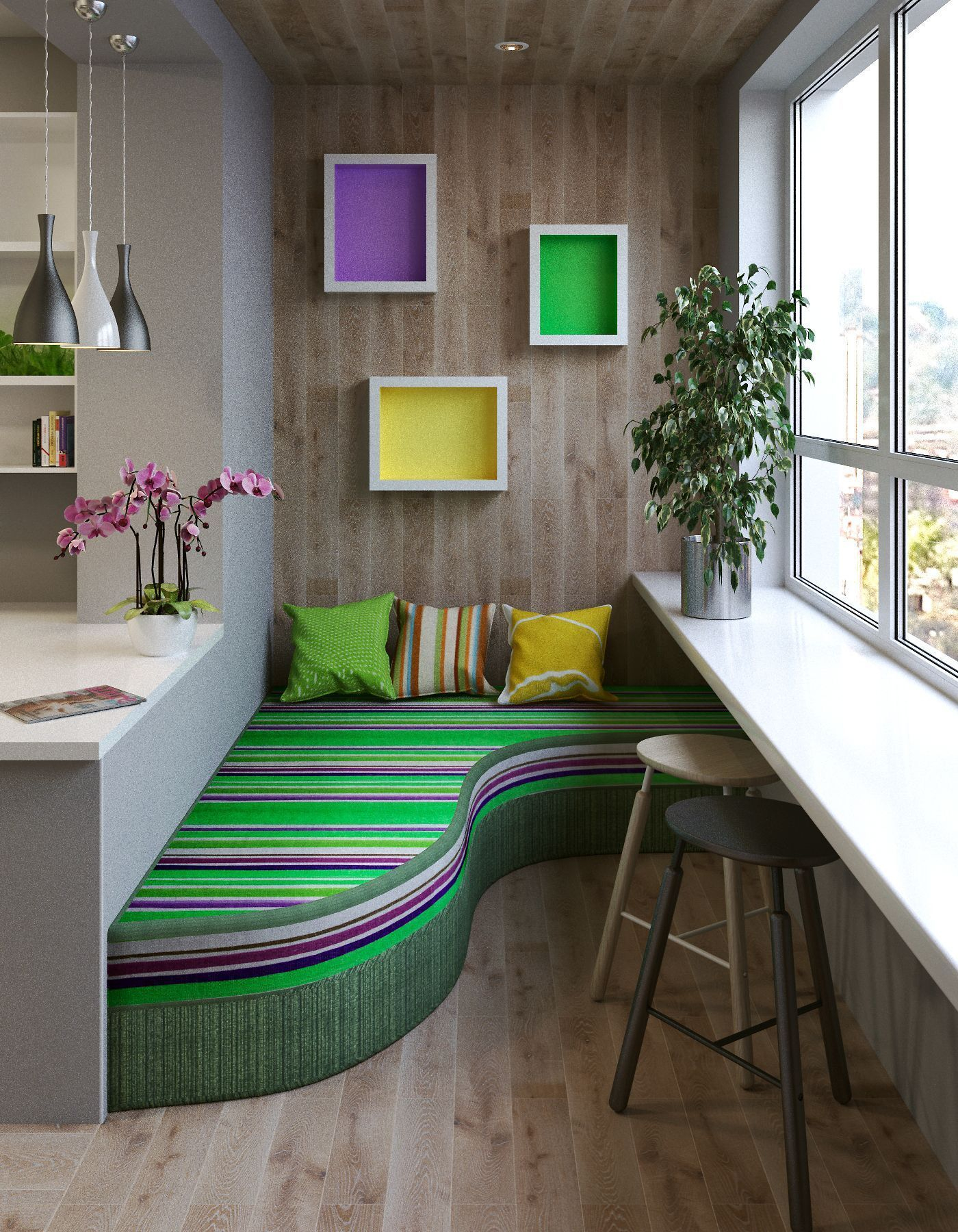 Creative small balcony design ideas for spring 37