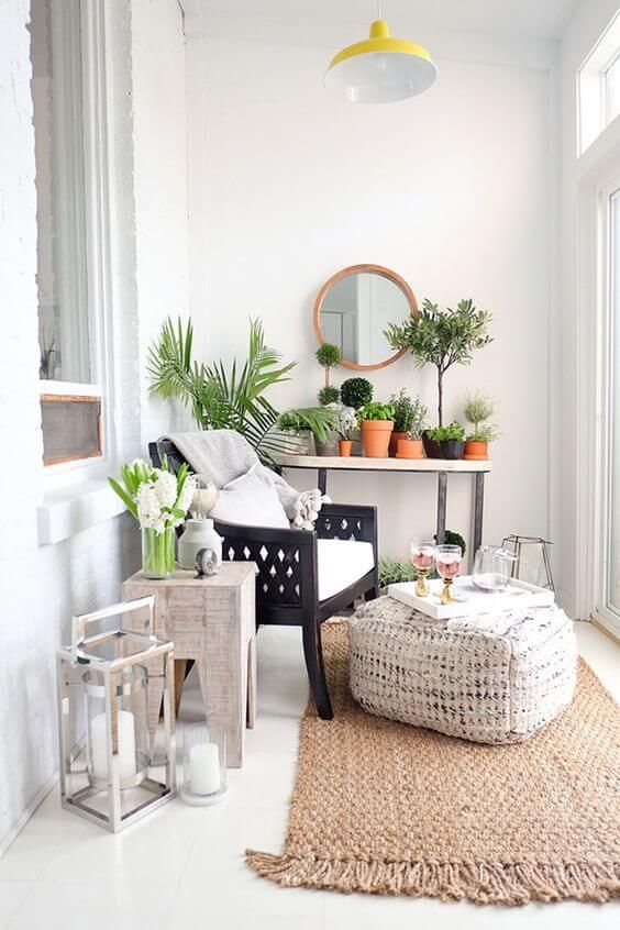 Creative small balcony design ideas for spring 46