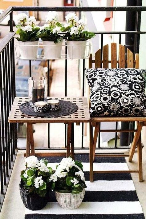Creative small balcony design ideas for spring 65