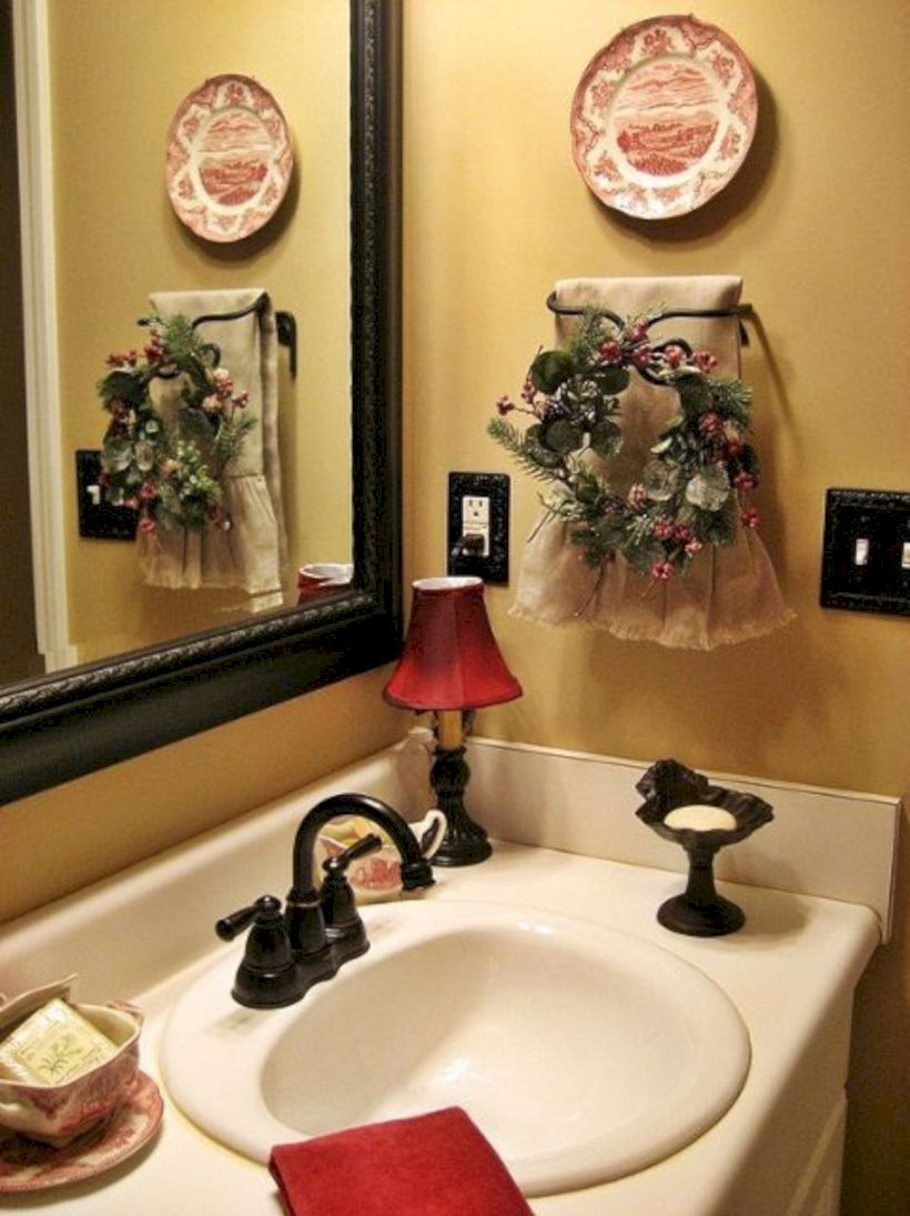 Rustic farmhouse bathroom ideas with shower 105