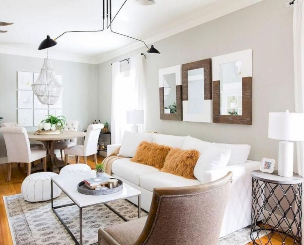 Rustic modern farmhouse living room decor ideas 09