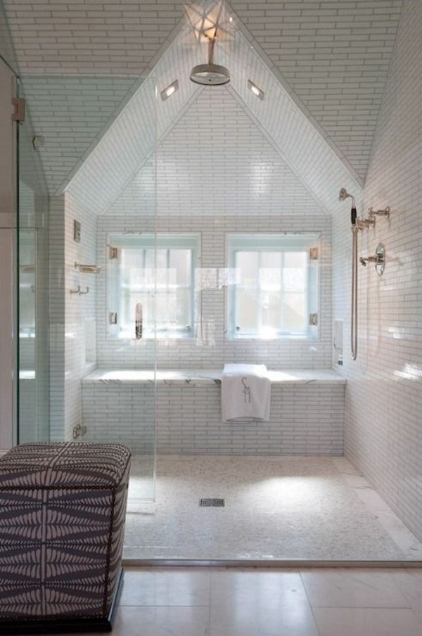 Unique attic bathroom design ideas for your private haven 12