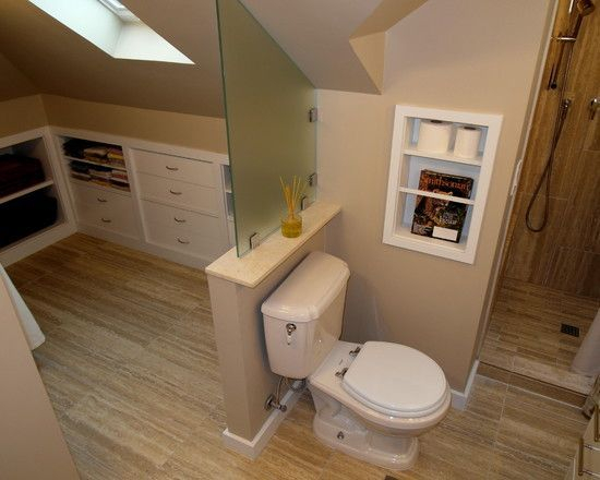 Unique attic bathroom design ideas for your private haven 14