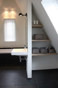 Unique attic bathroom design ideas for your private haven 49