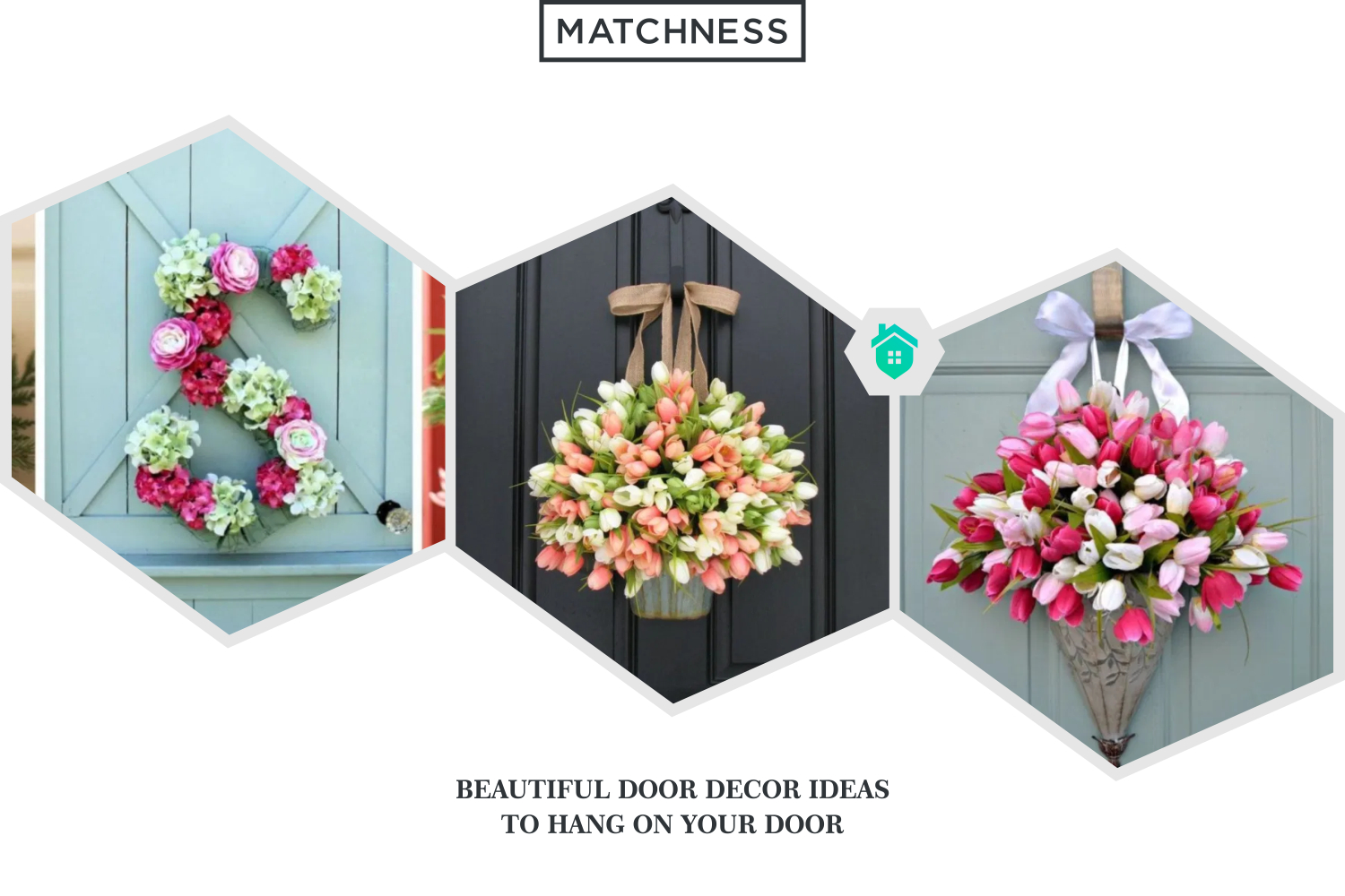 41 Beautiful Door Decor Ideas to Hang On Your Door - Matchness.com