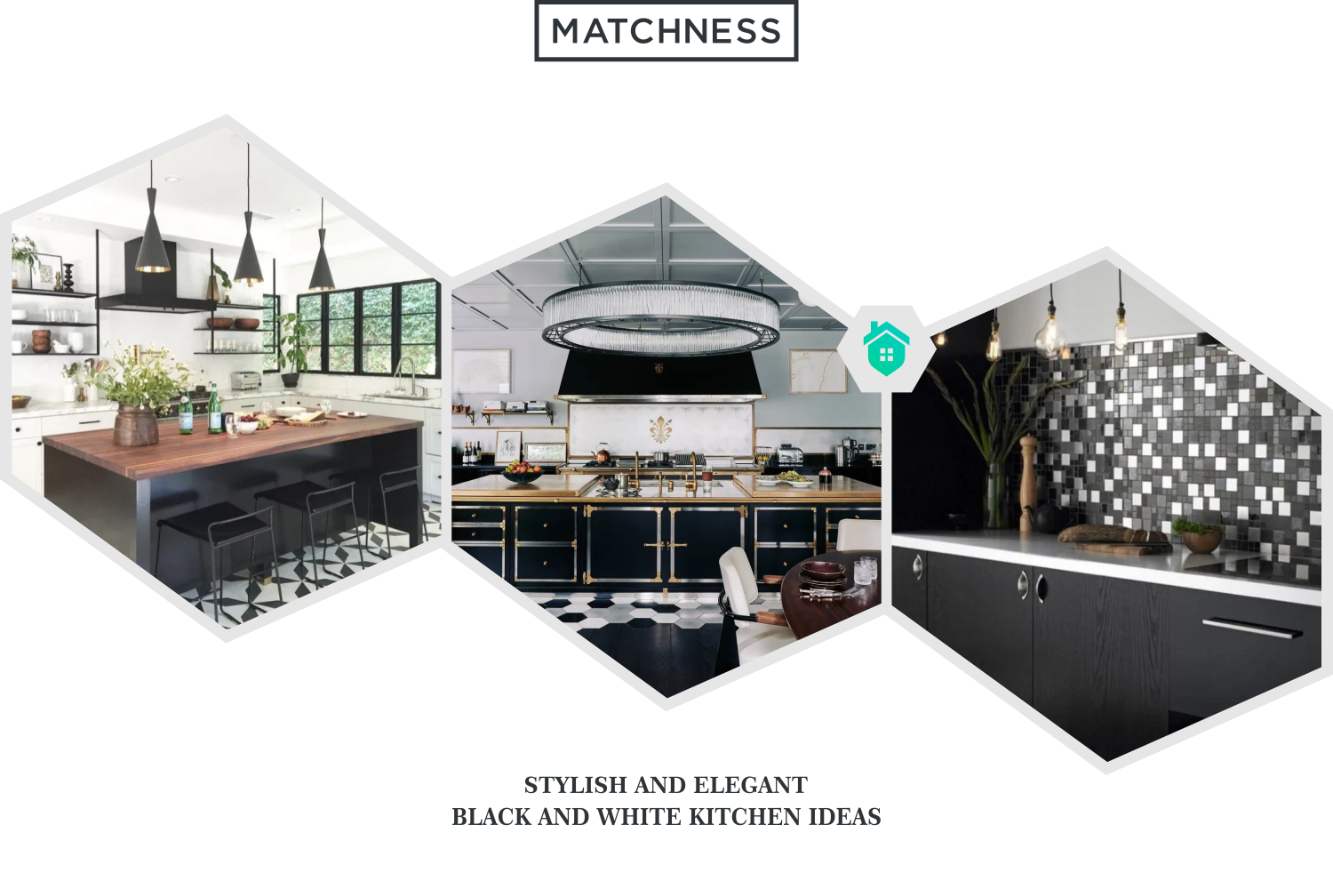 51 Stylish and Elegant Black and White Kitchen Ideas - Matchness