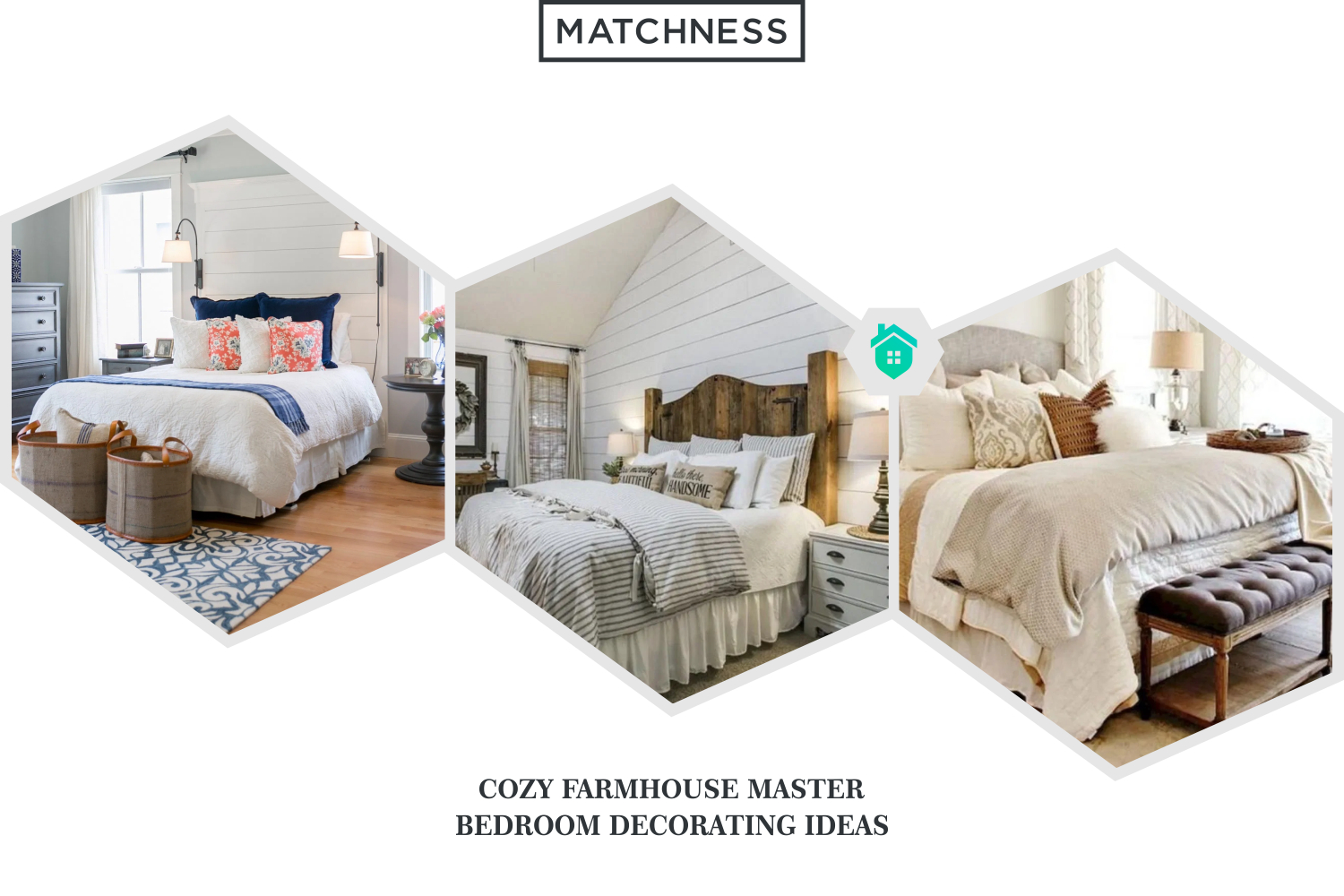 53 Cozy Farmhouse Master Bedroom Decorating Ideas - Matchness.com