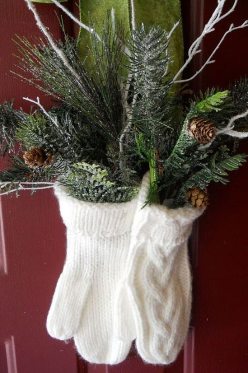 Beautiful decor ideas to hang on your door that aren't wreaths 06