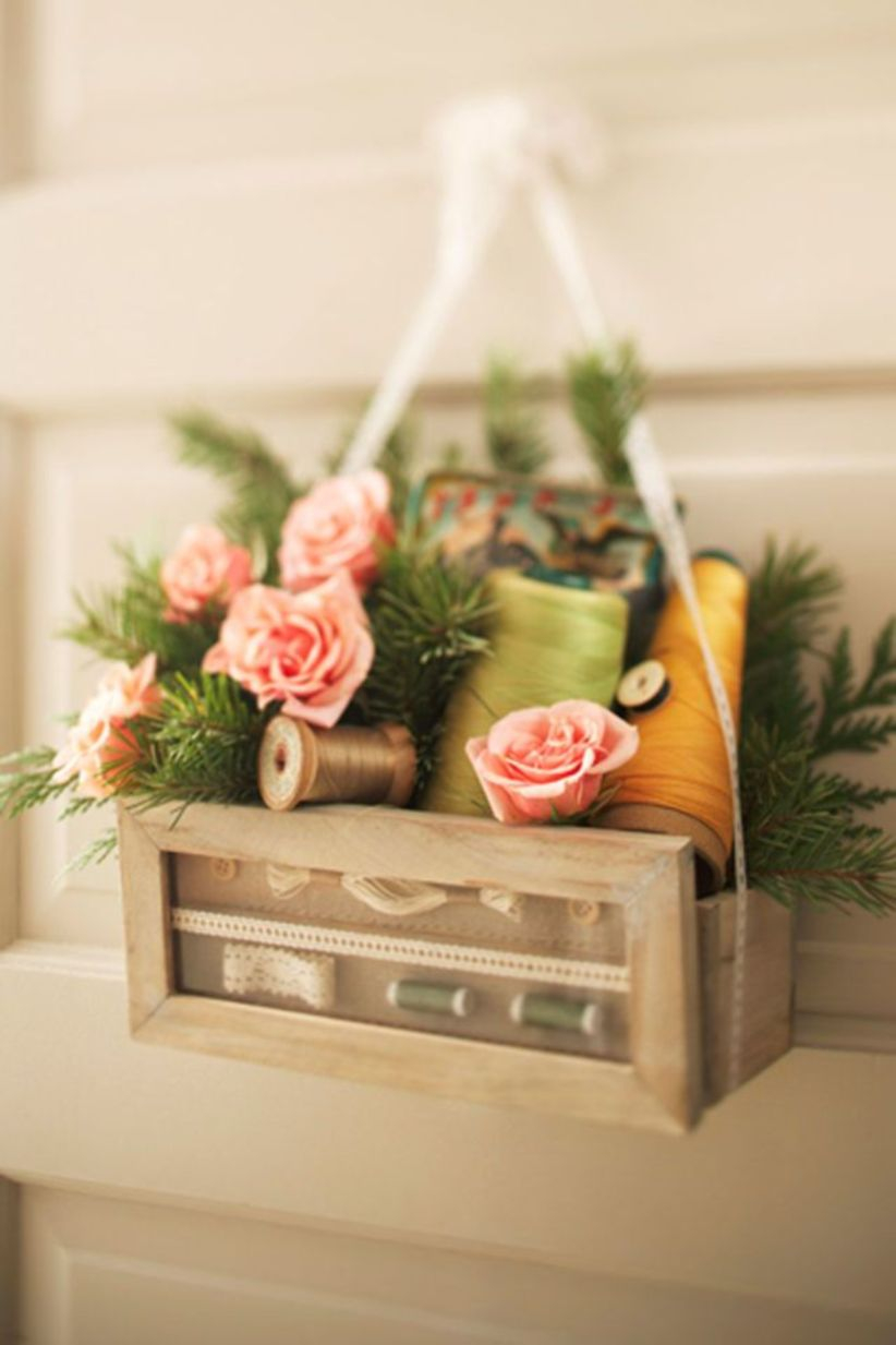 Beautiful decor ideas to hang on your door that aren't wreaths 21