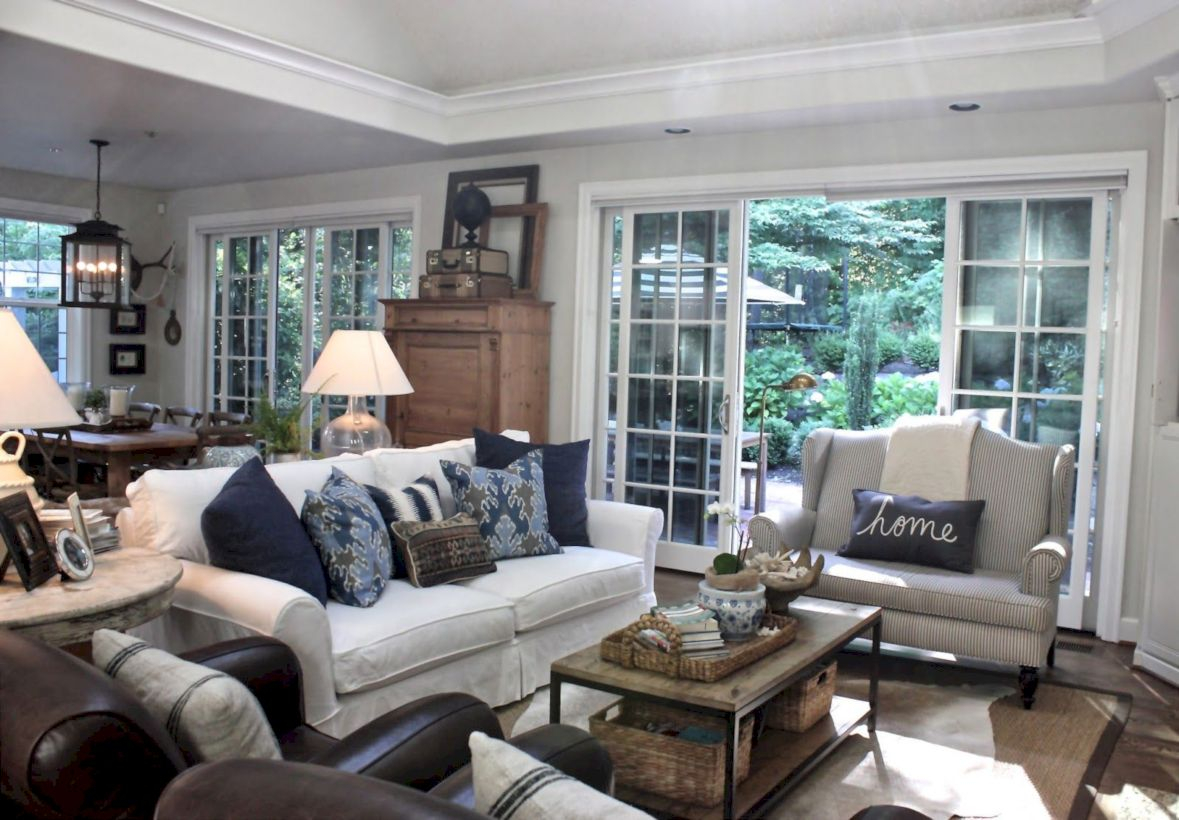 Adorable and cozy neutral living room design ideas 09