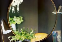 Adorable round mirror designs to brighten up your small space 03
