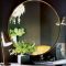 Adorable round mirror designs to brighten up your small space 03