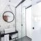 Adorable round mirror designs to brighten up your small space 05
