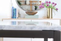 Adorable round mirror designs to brighten up your small space 07