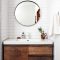 Adorable round mirror designs to brighten up your small space 11