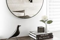 Adorable round mirror designs to brighten up your small space 13