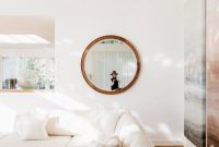 Adorable round mirror designs to brighten up your small space 19