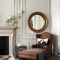 Adorable round mirror designs to brighten up your small space 25