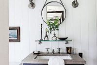 Adorable round mirror designs to brighten up your small space 28