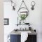Adorable round mirror designs to brighten up your small space 28