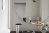 Adorable round mirror designs to brighten up your small space 29