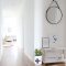 Adorable round mirror designs to brighten up your small space 35