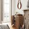 Adorable round mirror designs to brighten up your small space 37