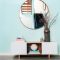 Adorable round mirror designs to brighten up your small space 39