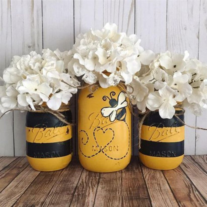 Cheerful ways to use mason jars this spring 47