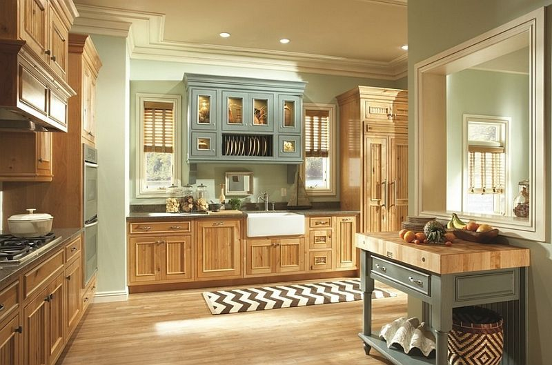 Modern herringbone pattern to give unique elements to your kitchen 12