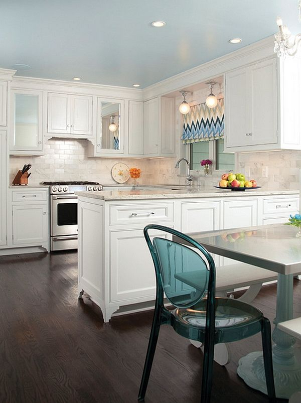 Modern herringbone pattern to give unique elements to your kitchen 19