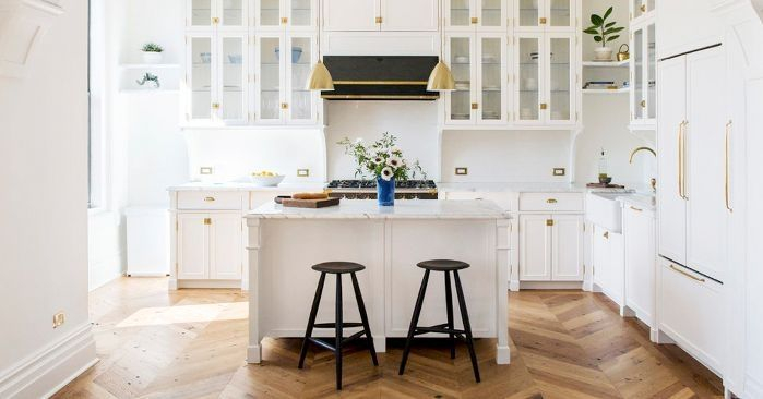 Modern herringbone pattern to give unique elements to your kitchen 21