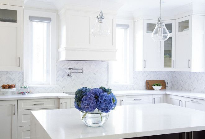 Modern herringbone pattern to give unique elements to your kitchen 22