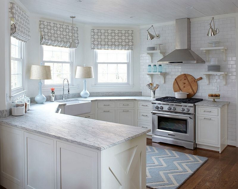 Modern herringbone pattern to give unique elements to your kitchen 29
