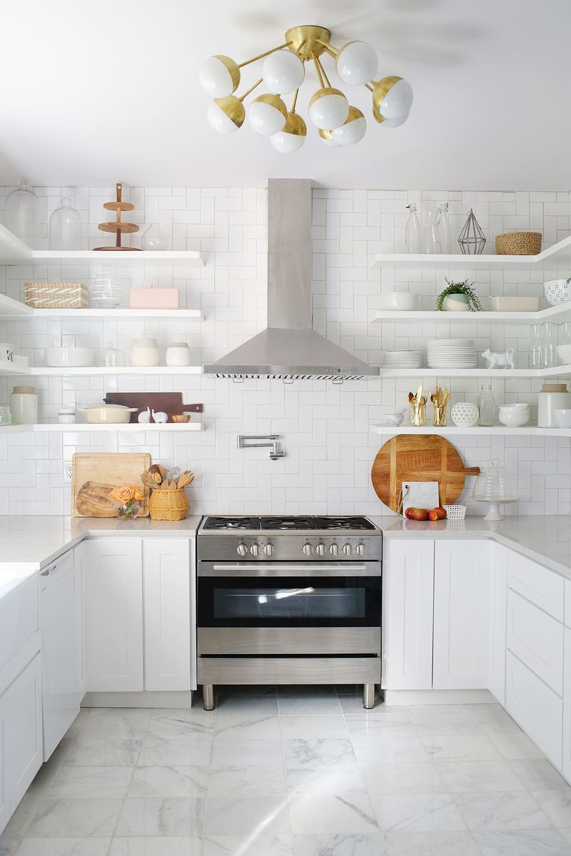 Modern herringbone pattern to give unique elements to your kitchen 30