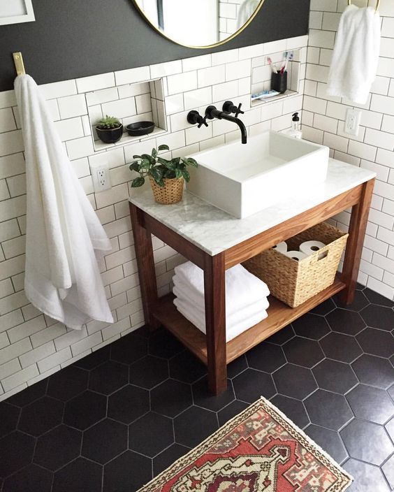 Unique honeycomb tile to give your bathroom a new look 02